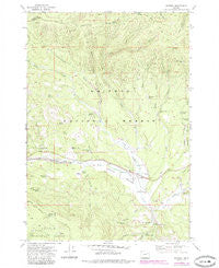Whitney Oregon Historical topographic map, 1:24000 scale, 7.5 X 7.5 Minute, Year 1972