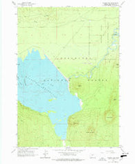 Wickiup Dam Oregon Historical topographic map, 1:24000 scale, 7.5 X 7.5 Minute, Year 1963