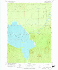 Wickiup Dam Oregon Historical topographic map, 1:24000 scale, 7.5 X 7.5 Minute, Year 1963
