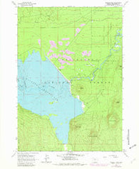 Wickiup Dam Oregon Historical topographic map, 1:24000 scale, 7.5 X 7.5 Minute, Year 1963