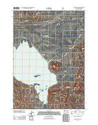 Wickiup Dam Oregon Historical topographic map, 1:24000 scale, 7.5 X 7.5 Minute, Year 2011