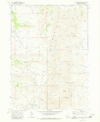 Wildhorse Lake Oregon Historical topographic map, 1:24000 scale, 7.5 X 7.5 Minute, Year 1968