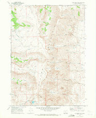 Wildhorse Lake Oregon Historical topographic map, 1:24000 scale, 7.5 X 7.5 Minute, Year 1968