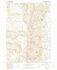 Wildhorse Lake Oregon Historical topographic map, 1:24000 scale, 7.5 X 7.5 Minute, Year 1968