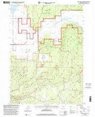 Wildhorse Ridge Oregon Historical topographic map, 1:24000 scale, 7.5 X 7.5 Minute, Year 1998