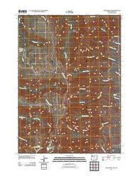 Wildhorse Lake Oregon Historical topographic map, 1:24000 scale, 7.5 X 7.5 Minute, Year 2011