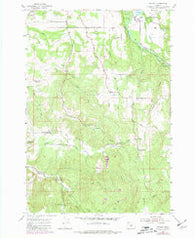Wilhoit Oregon Historical topographic map, 1:24000 scale, 7.5 X 7.5 Minute, Year 1955