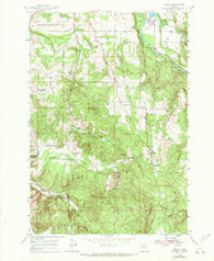 Wilhoit Oregon Historical topographic map, 1:24000 scale, 7.5 X 7.5 Minute, Year 1955