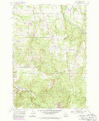 Wilhoit Oregon Historical topographic map, 1:24000 scale, 7.5 X 7.5 Minute, Year 1955