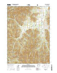 Williams Oregon Current topographic map, 1:24000 scale, 7.5 X 7.5 Minute, Year 2014