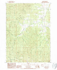 Williams Oregon Historical topographic map, 1:24000 scale, 7.5 X 7.5 Minute, Year 1986