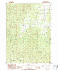 Williams Oregon Historical topographic map, 1:24000 scale, 7.5 X 7.5 Minute, Year 1986