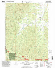 Williams Oregon Historical topographic map, 1:24000 scale, 7.5 X 7.5 Minute, Year 1996
