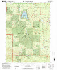 Willow Lake Oregon Historical topographic map, 1:24000 scale, 7.5 X 7.5 Minute, Year 1997