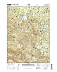 Willow Lake Oregon Current topographic map, 1:24000 scale, 7.5 X 7.5 Minute, Year 2014