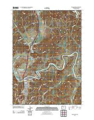 Winchester Oregon Historical topographic map, 1:24000 scale, 7.5 X 7.5 Minute, Year 2011