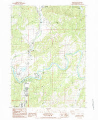 Winchester Oregon Historical topographic map, 1:24000 scale, 7.5 X 7.5 Minute, Year 1987