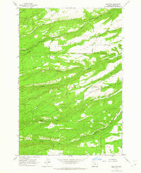 Wolf Run Oregon Historical topographic map, 1:24000 scale, 7.5 X 7.5 Minute, Year 1962