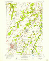 Woodburn Oregon Historical topographic map, 1:24000 scale, 7.5 X 7.5 Minute, Year 1956