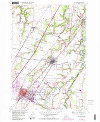 Woodburn Oregon Historical topographic map, 1:24000 scale, 7.5 X 7.5 Minute, Year 1956