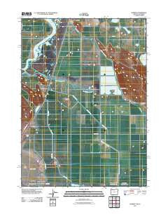 Worden Oregon Historical topographic map, 1:24000 scale, 7.5 X 7.5 Minute, Year 2011