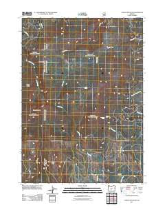 Yamsay Mountain Oregon Historical topographic map, 1:24000 scale, 7.5 X 7.5 Minute, Year 2011