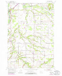 Yoder Oregon Historical topographic map, 1:24000 scale, 7.5 X 7.5 Minute, Year 1955