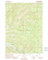 York Butte Oregon Historical topographic map, 1:24000 scale, 7.5 X 7.5 Minute, Year 1989