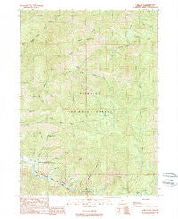 York Butte Oregon Historical topographic map, 1:24000 scale, 7.5 X 7.5 Minute, Year 1989
