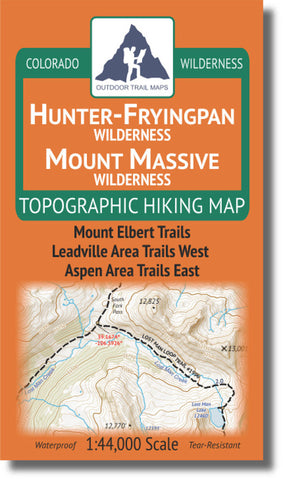 Buy map Hunter-Fryingpan / Mount Massive Wilderness 1:44k
