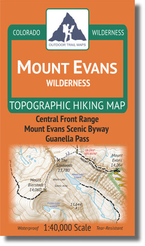 Buy map Mount Evans Wilderness 1:40k