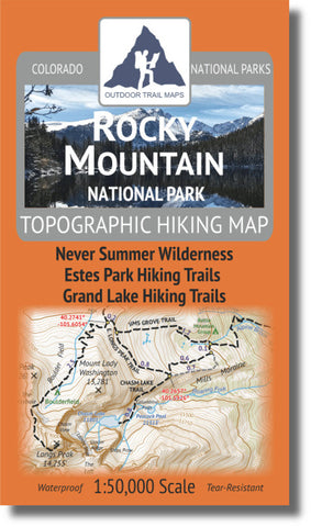 Buy map Rocky Mountain National Park 1:50k