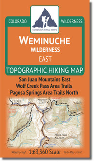 Buy map Weminuche Wilderness - EAST