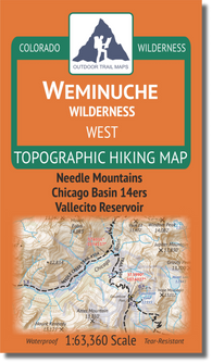 Buy map Weminuche Wilderness - WEST