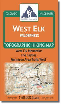 Buy map West Elk Wilderness Topographic Hiking Map