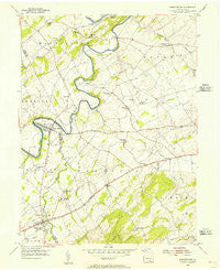 Abbottstown Pennsylvania Historical topographic map, 1:24000 scale, 7.5 X 7.5 Minute, Year 1953