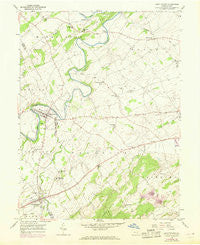 Abbottstown Pennsylvania Historical topographic map, 1:24000 scale, 7.5 X 7.5 Minute, Year 1953