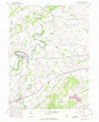 Abbottstown Pennsylvania Historical topographic map, 1:24000 scale, 7.5 X 7.5 Minute, Year 1953