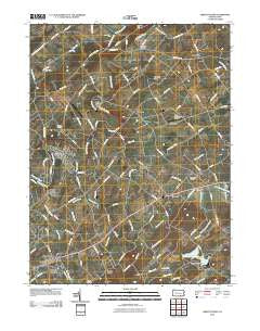 Abbottstown Pennsylvania Historical topographic map, 1:24000 scale, 7.5 X 7.5 Minute, Year 2010