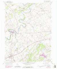 Abbottstown Pennsylvania Historical topographic map, 1:24000 scale, 7.5 X 7.5 Minute, Year 1953