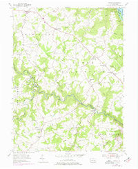 Airville Pennsylvania Historical topographic map, 1:24000 scale, 7.5 X 7.5 Minute, Year 1955