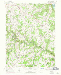 Airville Pennsylvania Historical topographic map, 1:24000 scale, 7.5 X 7.5 Minute, Year 1955