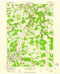 Albion Pennsylvania Historical topographic map, 1:24000 scale, 7.5 X 7.5 Minute, Year 1959