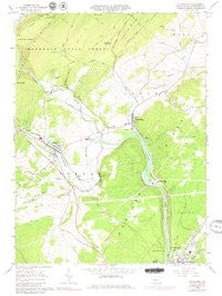 Alexandria Pennsylvania Historical topographic map, 1:24000 scale, 7.5 X 7.5 Minute, Year 1963