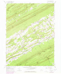 Alfarata Pennsylvania Historical topographic map, 1:24000 scale, 7.5 X 7.5 Minute, Year 1959