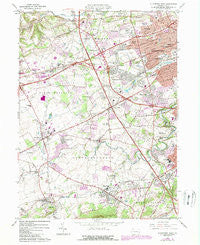 Allentown West Pennsylvania Historical topographic map, 1:24000 scale, 7.5 X 7.5 Minute, Year 1964