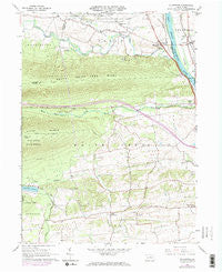 Allenwood Pennsylvania Historical topographic map, 1:24000 scale, 7.5 X 7.5 Minute, Year 1965