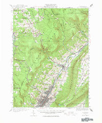 Altoona Pennsylvania Historical topographic map, 1:62500 scale, 15 X 15 Minute, Year 1920