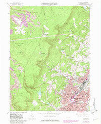 Altoona Pennsylvania Historical topographic map, 1:24000 scale, 7.5 X 7.5 Minute, Year 1963