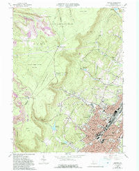 Altoona Pennsylvania Historical topographic map, 1:24000 scale, 7.5 X 7.5 Minute, Year 1963